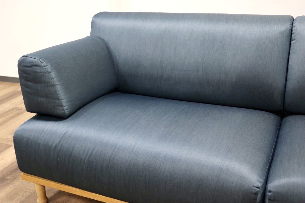 GMGN345C○Cassina ixc / カッシーナイクスシー THEMA テーマ 2.5人掛けソファ ラブソファ イタリアモダン 定価約54万 稀少_画像3