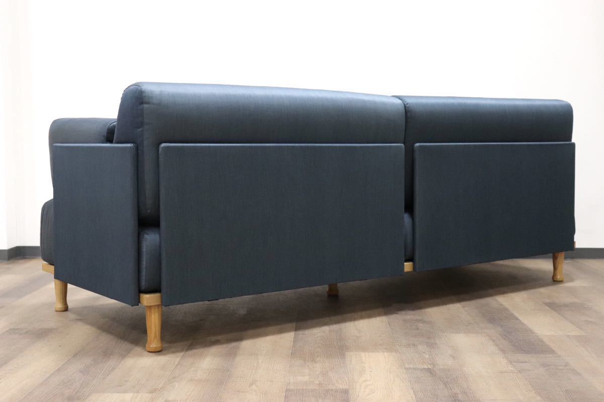 GMGN345C○Cassina ixc / カッシーナイクスシー THEMA テーマ 2.5人掛けソファ ラブソファ イタリアモダン 定価約54万 稀少_画像9