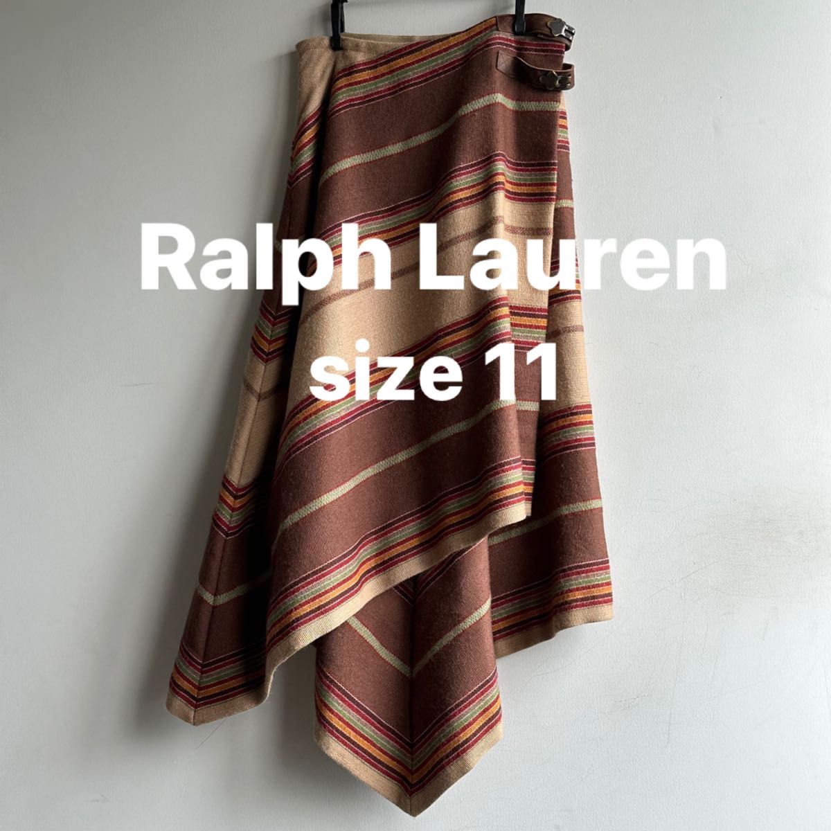 《used》Ralph Lauren  巻きスカート　size11 Lサイズ　変形