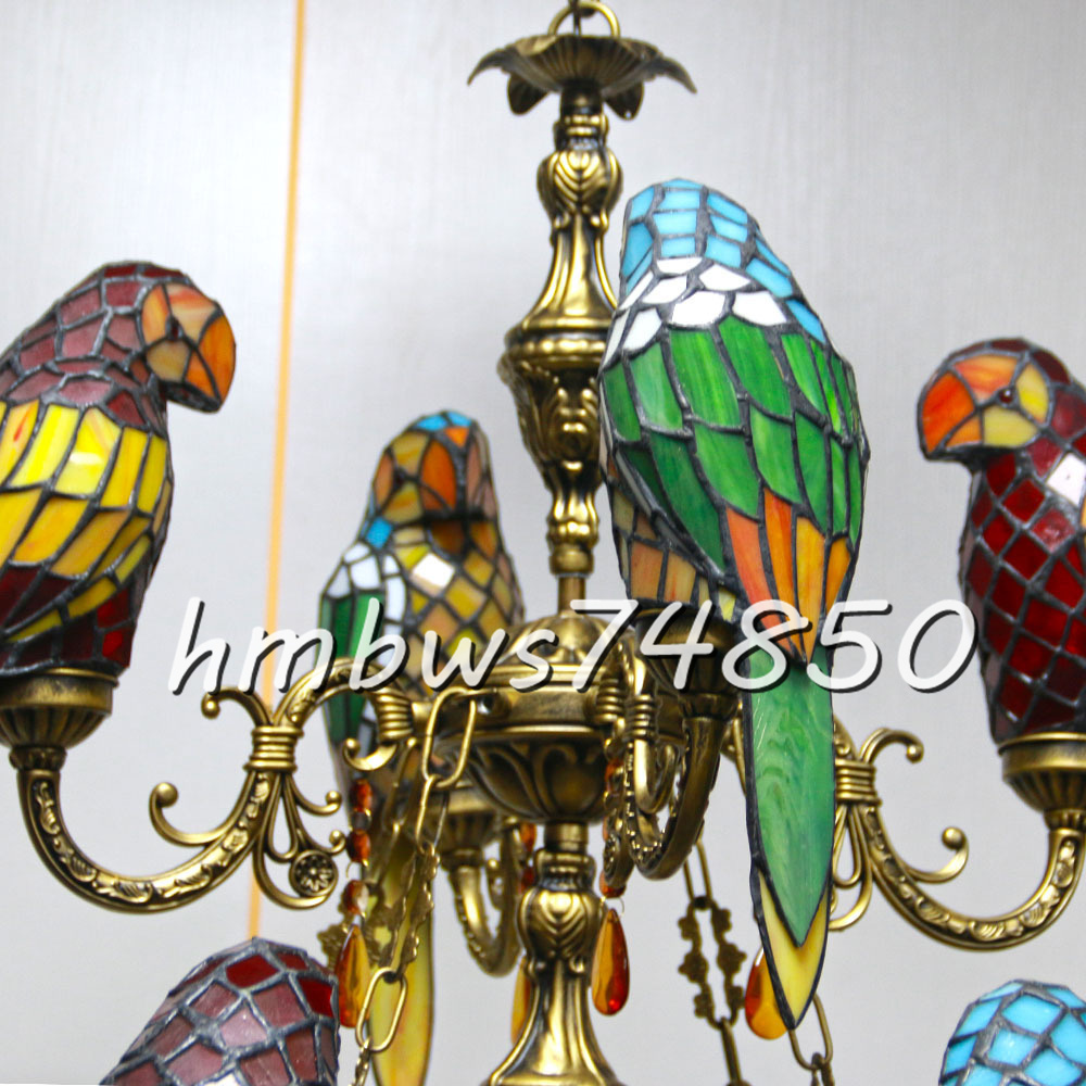 ◇美品◇芸術品◇ペンダントライト 突き進む ステンドランプ ◇美品◇芸術品◇ペンダントライト 突き進む ステンドランプ