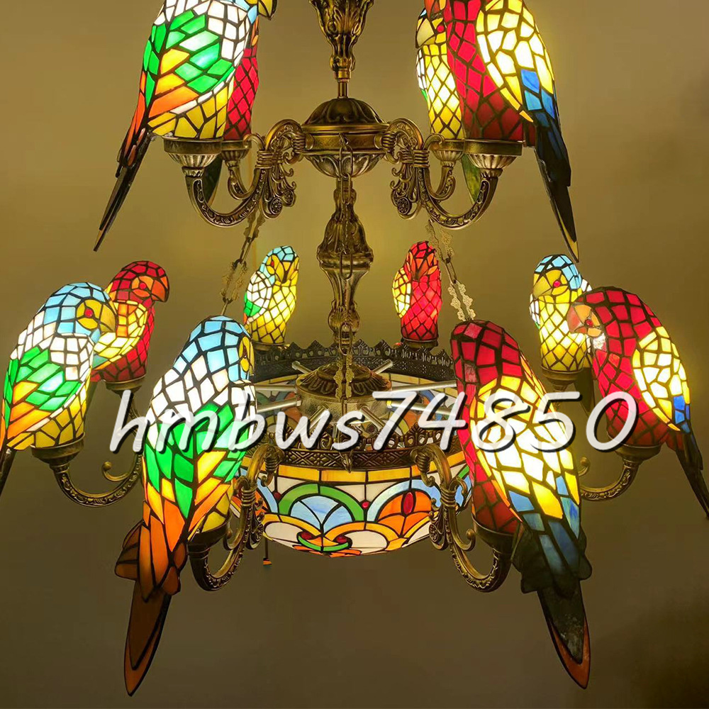極上品 芸術品 ペンダントライト ステンドランプ ステンドグラス 極上品 芸術品 ペンダントライト ステンドランプ ステンドグラス
