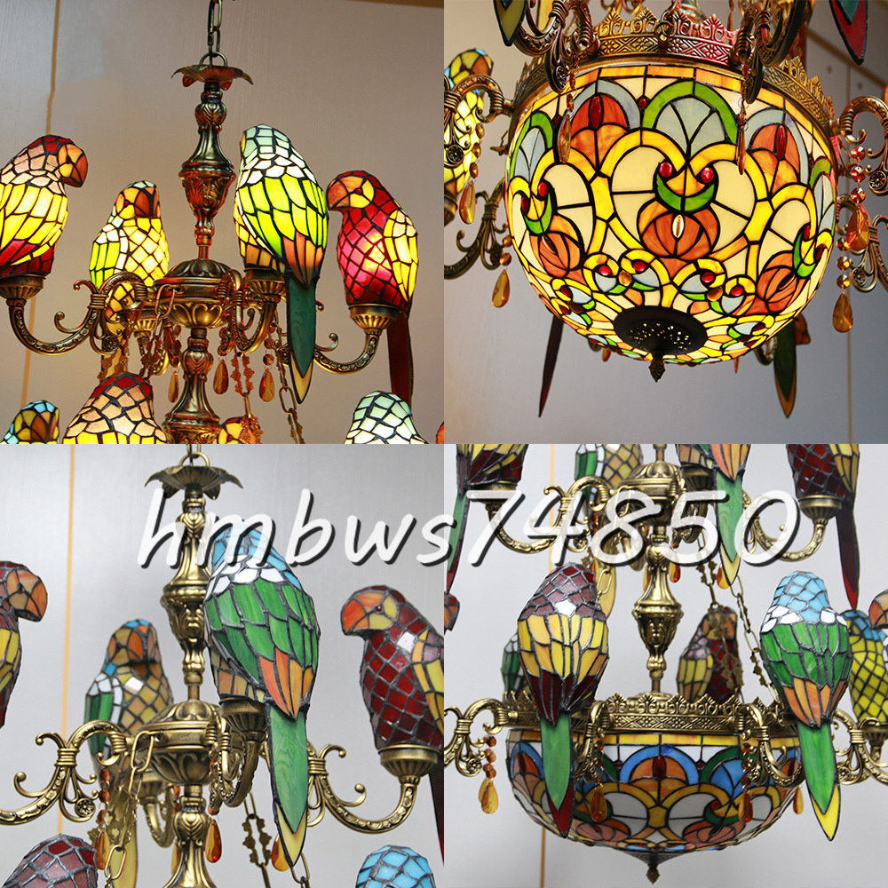 極上品 芸術品 ペンダントライト ステンドランプ ステンドグラス 極上品 芸術品 ペンダントライト ステンドランプ ステンドグラス