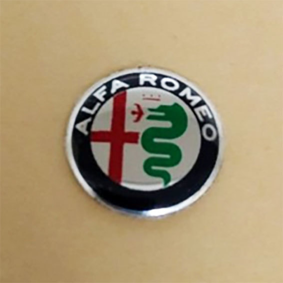 ALFAROMEO Alpha Romeo key hole sticker cover 4 piece set 