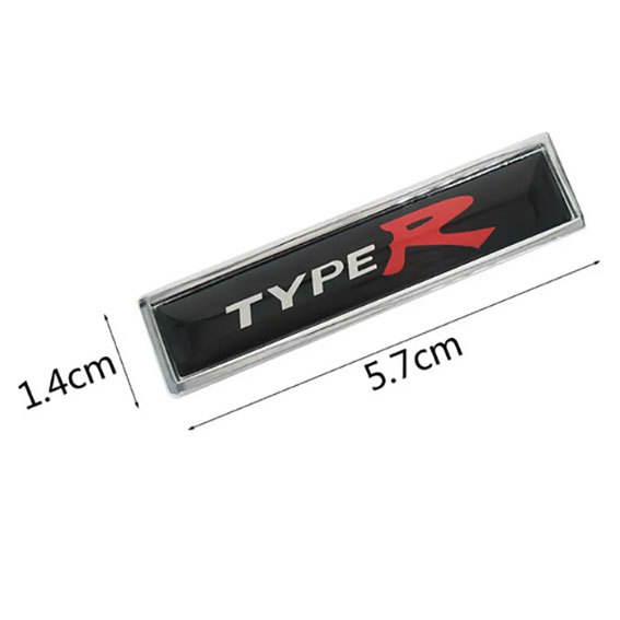 Type R （タイプR ）金属製３Dエンブレム　小さめ　２枚セット_画像9