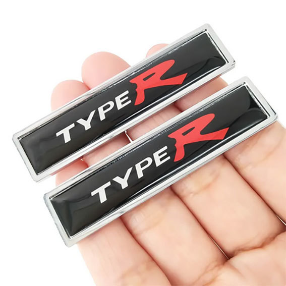 Type R （タイプR ）金属製３Dエンブレム　小さめ　２枚セット_画像8