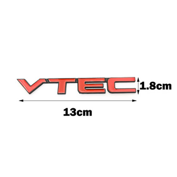 VTEC 3D エンブレム　ブラック（黒）　タイプC 　1枚_画像6