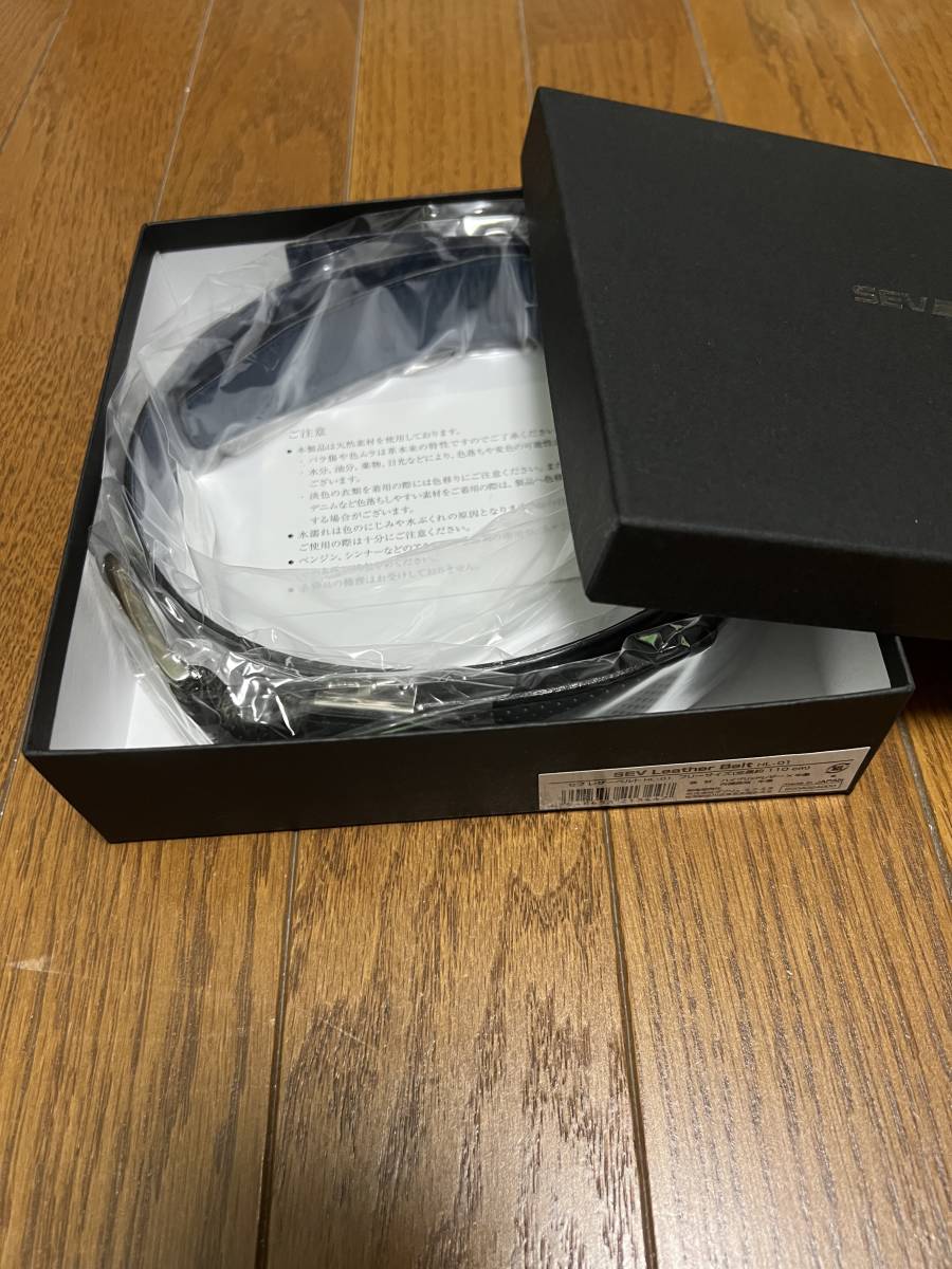 【中古】SEV LEATHER BELT HL-01　ハイブリットレザー素材のベルト_画像1