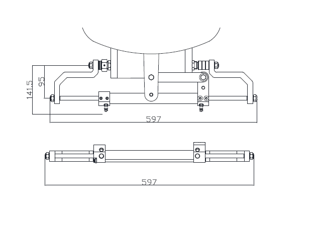 低馬力用・油圧ステアリング油圧ステアリング・SEAFIRST MO100H type_画像8