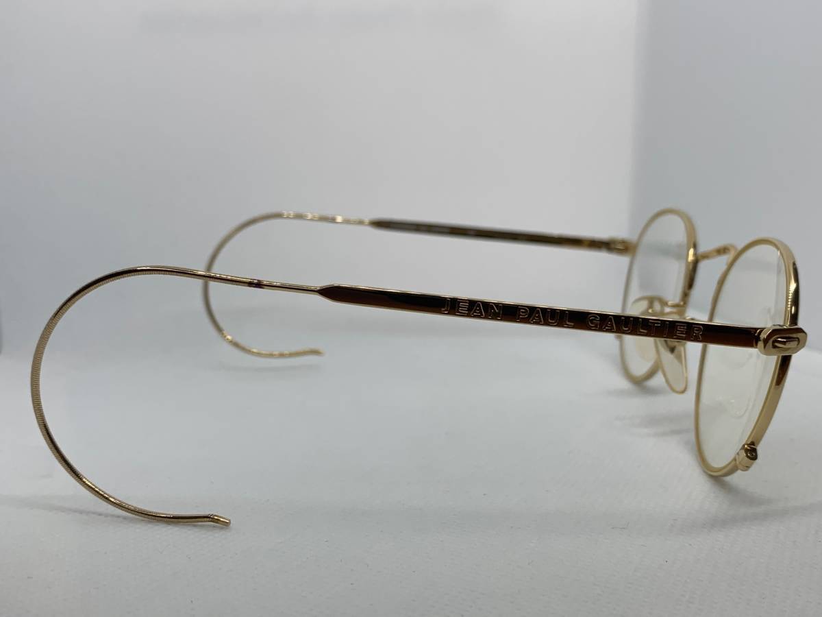 Jean Paul GAULTIER ジャンポールゴルチエ ゴルチェ　サングラス　メガネ　眼鏡　ゴールドカラー　アーカイブ archive sunglasses_画像4
