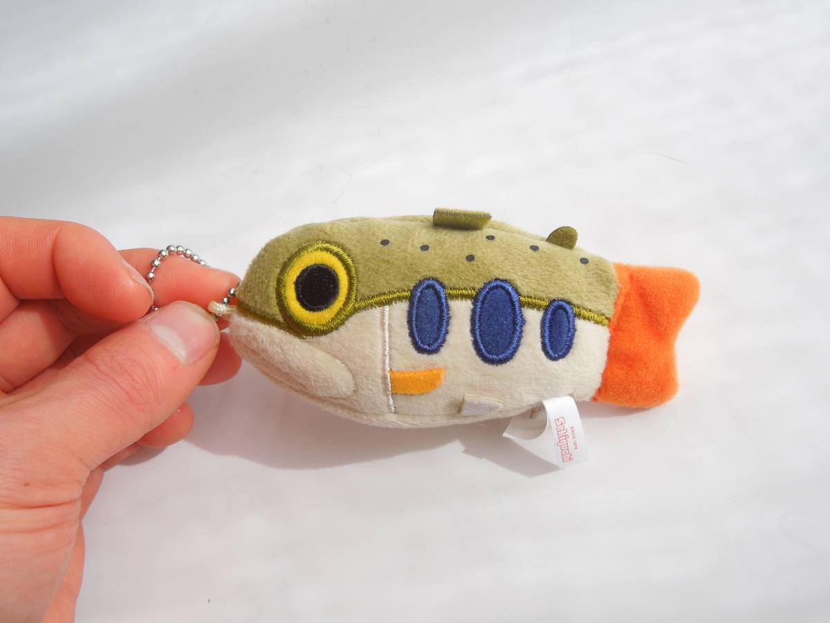 新品★村上康成氏デザイン ヤマメ マスコット ぬいぐるみ 全長約10cm 山女魚 渓流 ストラップ キーホルダー★_画像5