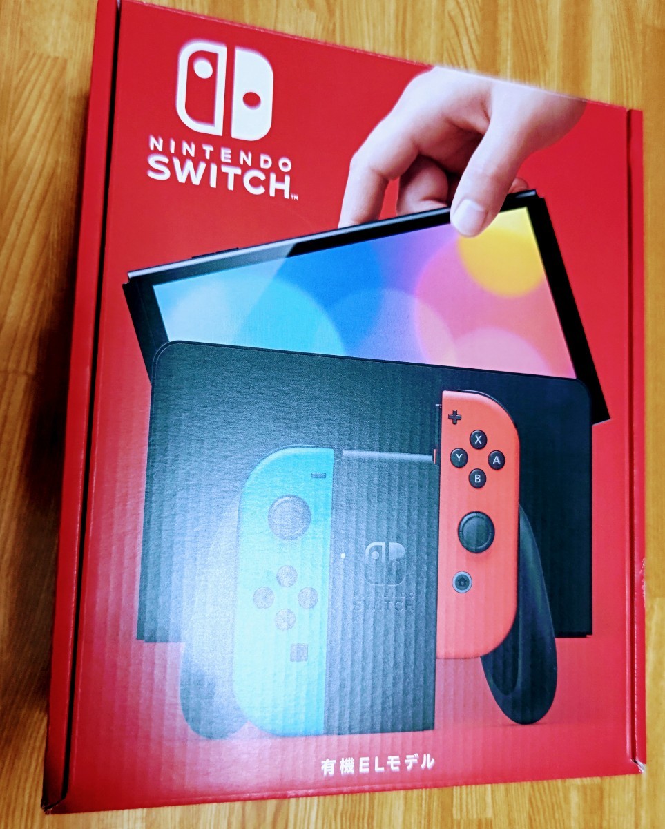 1円～【新品未使用】 Nintendo Switch(有機ELモデル) Joy-Con(L)ネオン