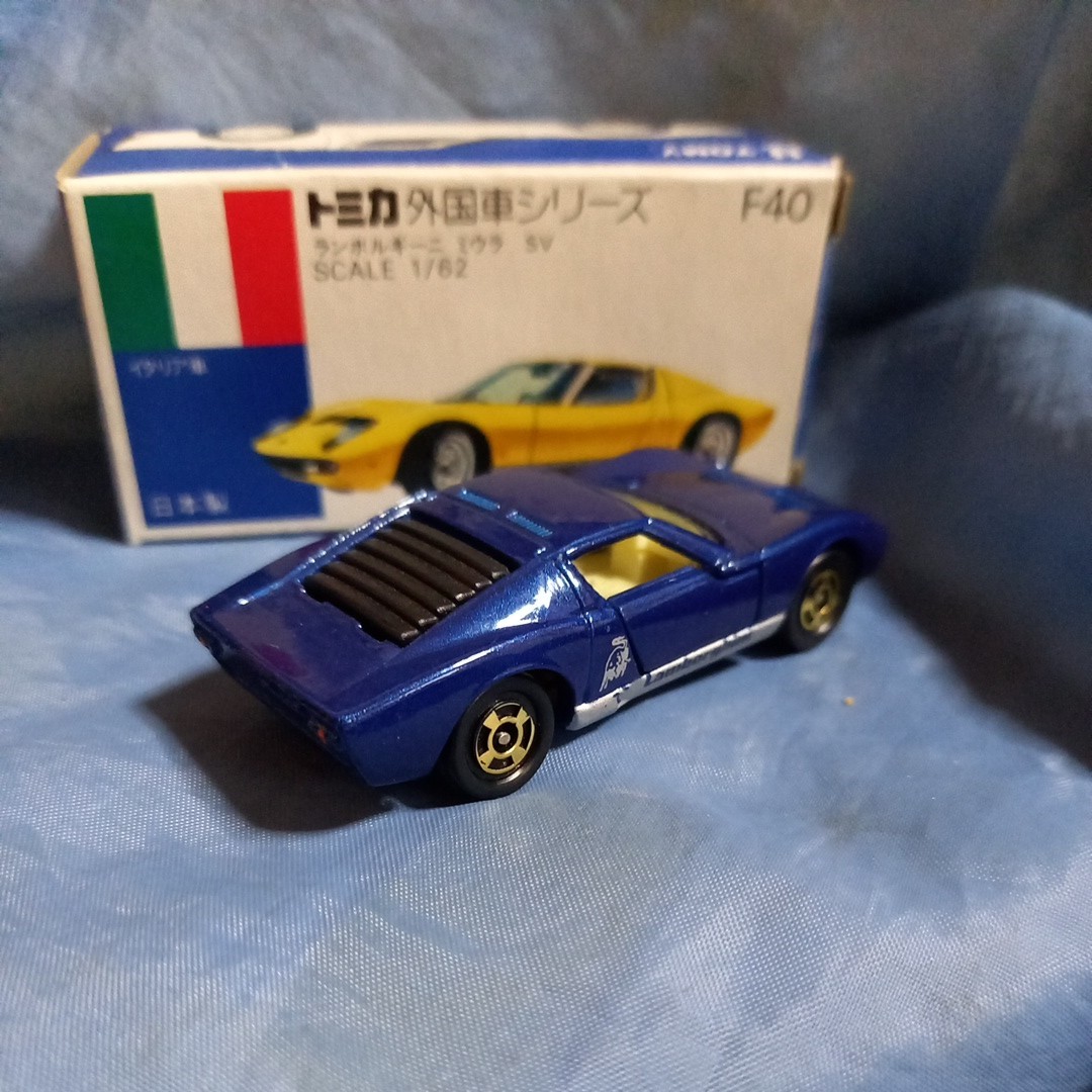 トミカ ランボルギーニミウラ SV F40 日本製 絶版_画像2