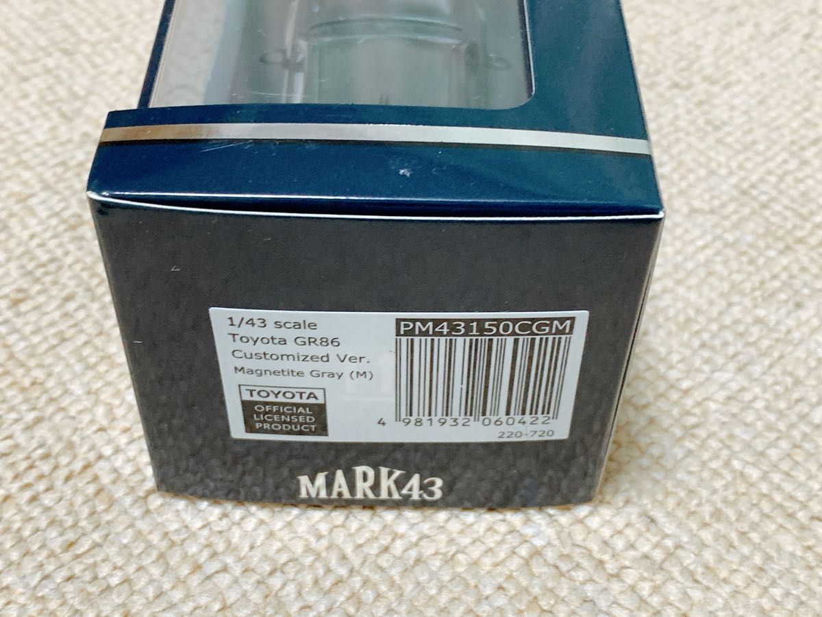 MARK43 GR86 カスタムバージョン マグネタイトグレーメタリック