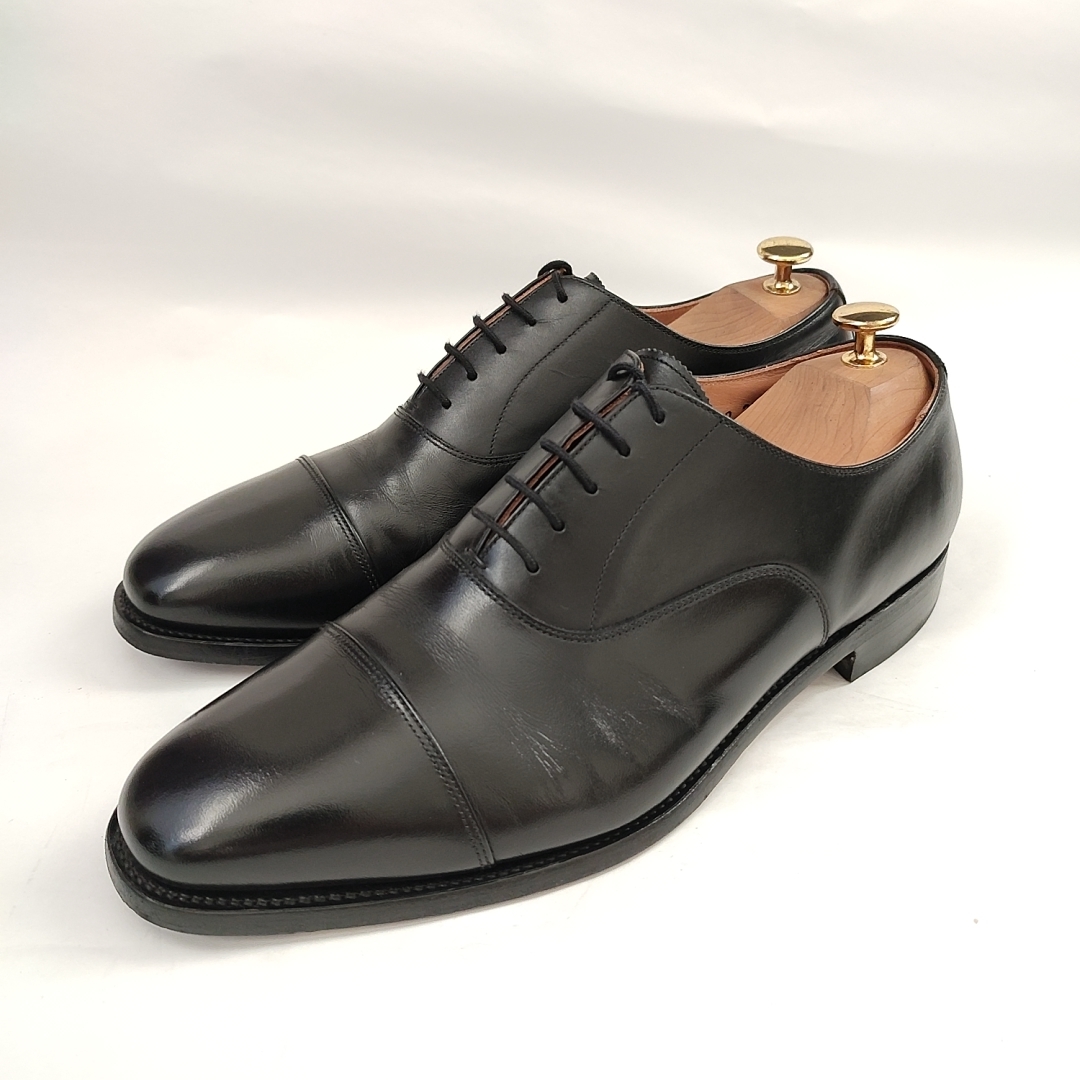 SCOTCH GRAIN スコッチグレイン ストレートチップ 27 ドレスシューズ ビジネス 革靴 レザー ブラック 黒 i61