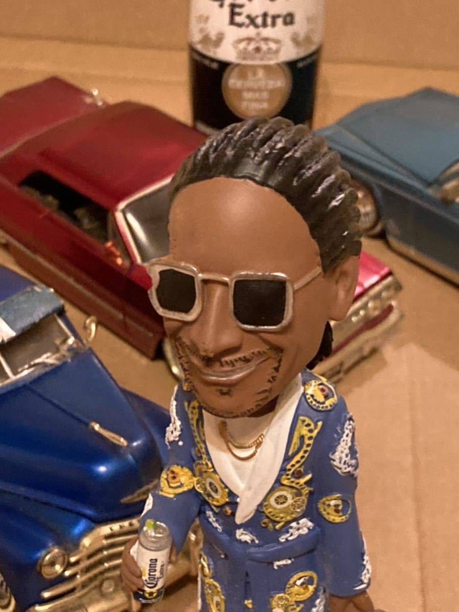 新品スヌープドッグ ボブルヘッド　Snoop Corona Beer　首振り人形　ローライダー　2023　SNOOP DOG HIP HOP アメリカ　メキシコ　雑貨