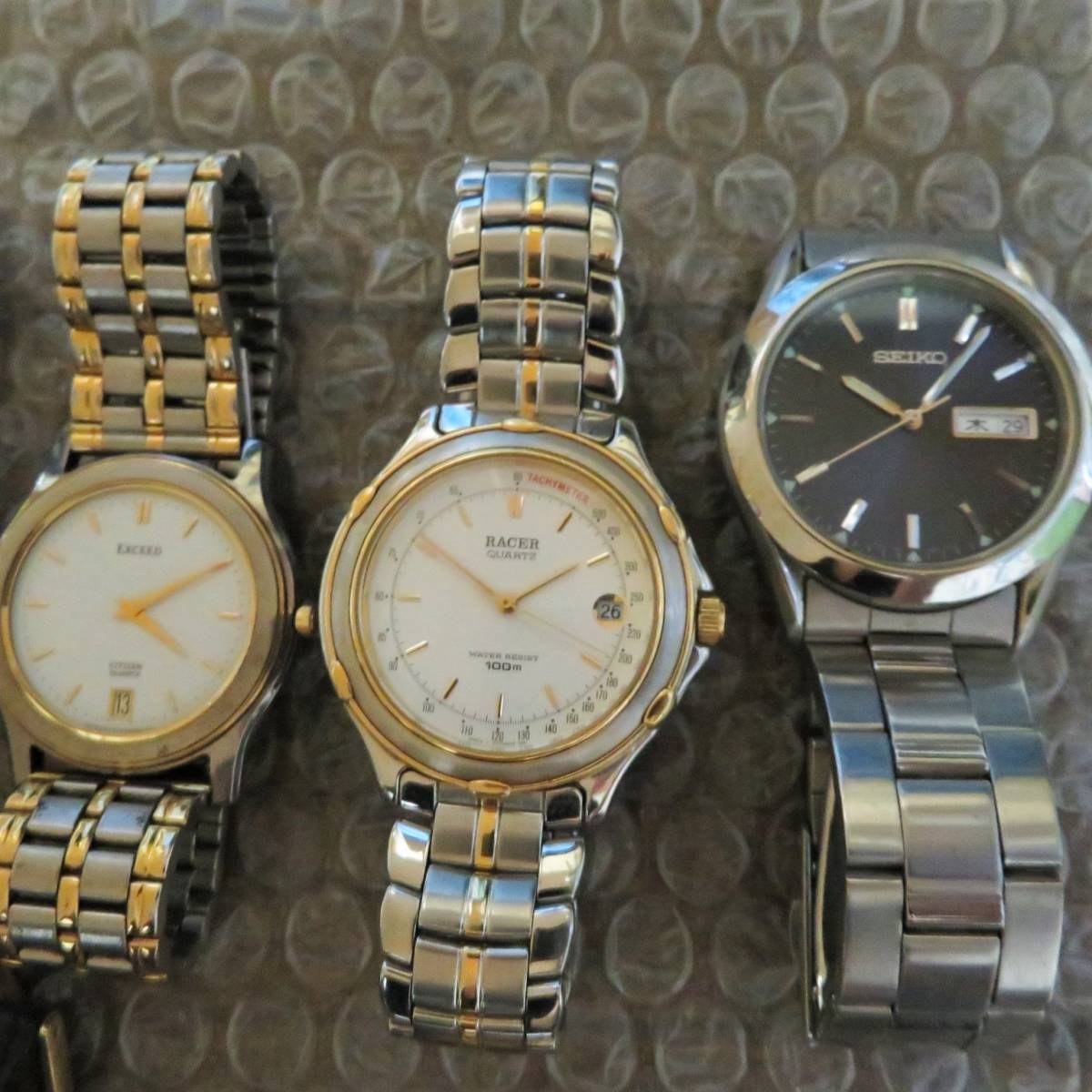 ■ブランド腕時計おまとめセット■20点/SEIKO ENICAR CITIZEN EXCEED ORIENT 等/大量/個/kg/ヴィンテージ_画像7