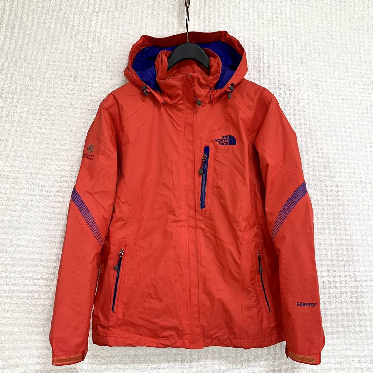 人気 ノースフェイス マウンテンパーカー ゴアテックス レディースM サミット THE NORTH FACE 透湿防水 フード着脱 マウンテンライト_画像6