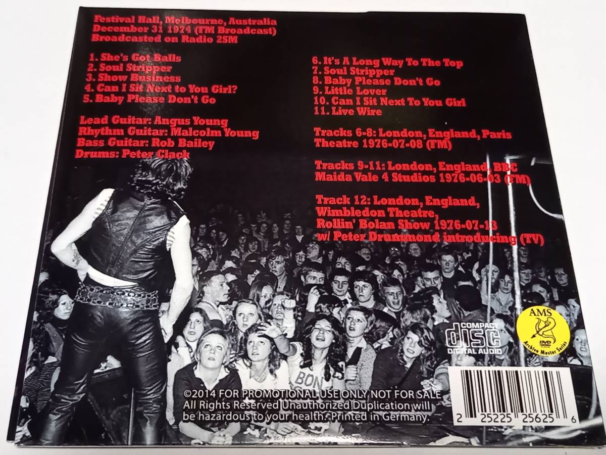 AC/DC Down Under 1974（Festival Hall, Melbourne, Australia, December 31 1974 and more）_画像2