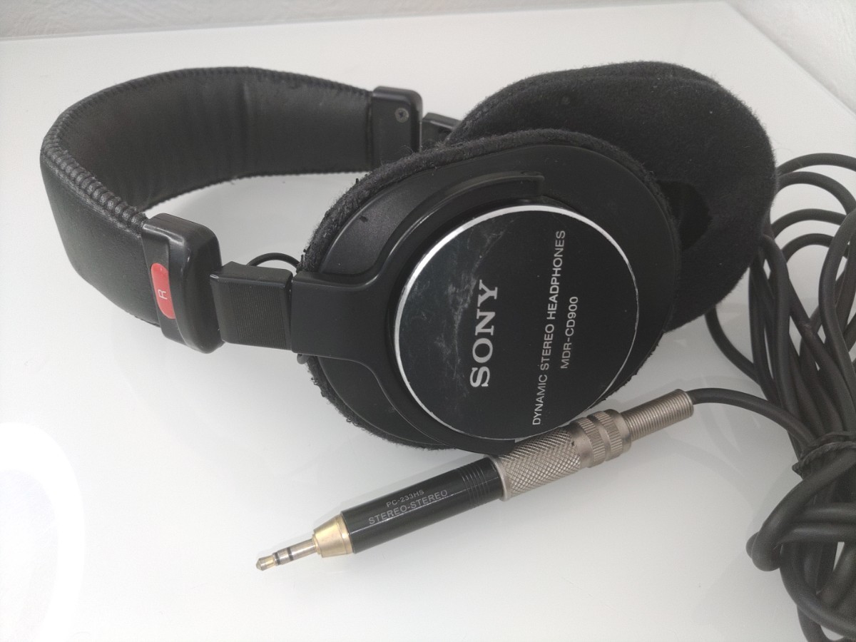 ずっと気になってた 音出しOK SONY MDR-CD900STの初期型 ソニー 付属