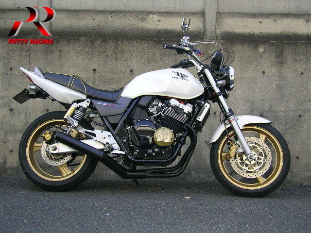 プリティー HONDA CB400SF VTEC NC39 (ショート管) 70π マフラー 黒_画像2