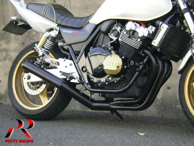 プリティー HONDA CB400SF VTEC NC39 (ショート管) 70π マフラー 黒_画像1