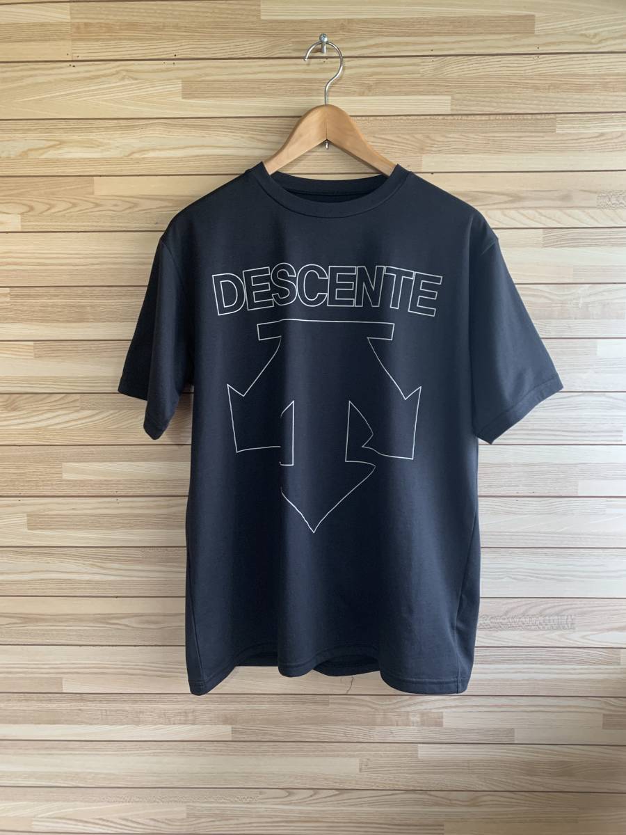 #セール★送230★DESCENTE デサント 半袖 シャツ ロゴ★サイズ O XL★検: オルテライン ZERO ゼロ PAUSE ポーズ ムーブスポーツ MOVE SPORT_画像2