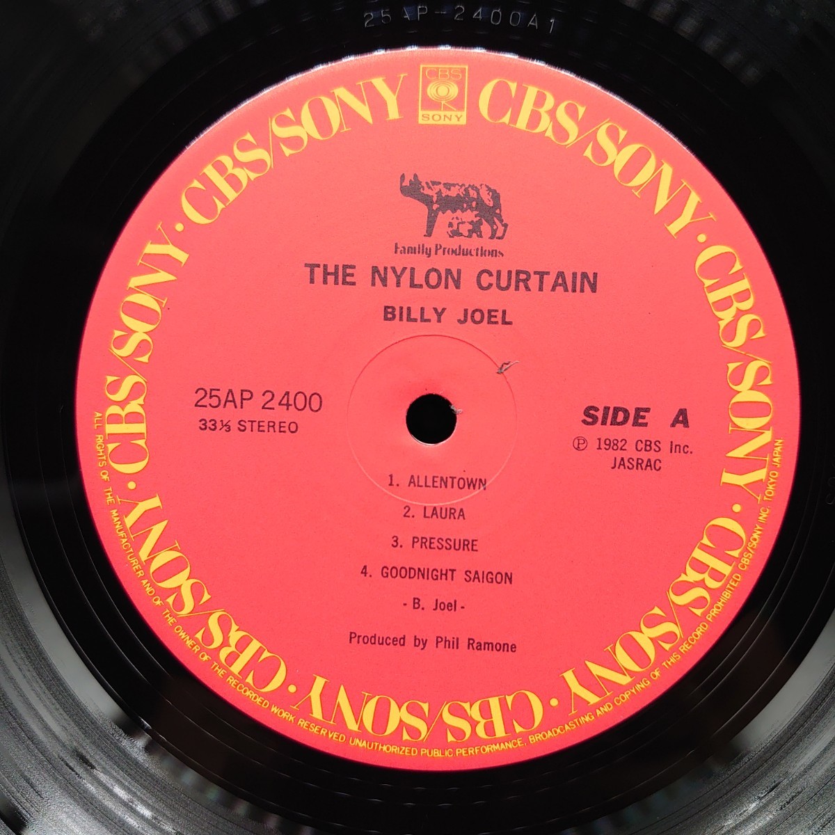 Billy Joel『The Nylon Curtain』ビリー・ジョエル/#EYLP1115_画像4