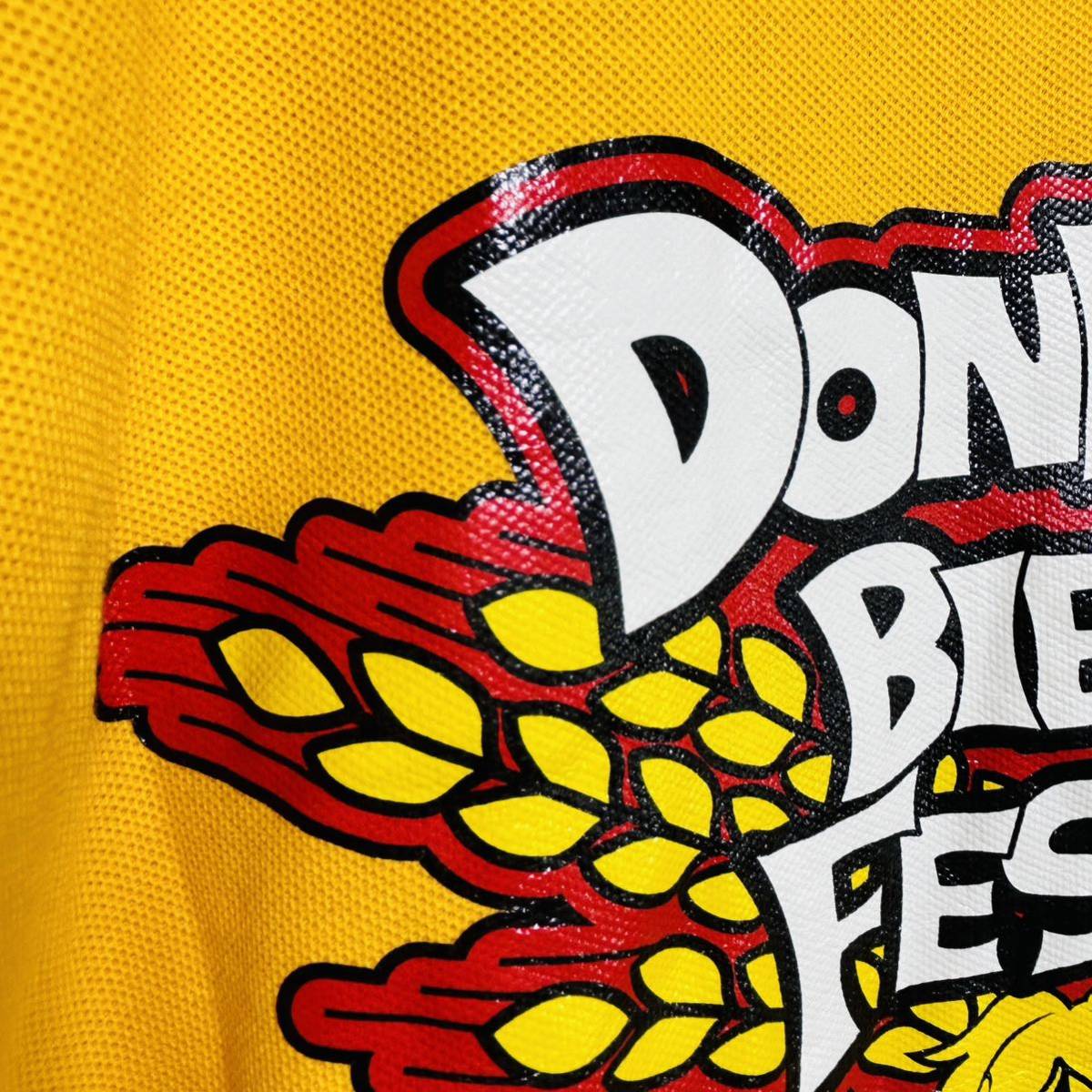YT0169 CANADIAN CREEK カナディアンクリーク DONKE YBEER FESTA ビールフェスタ ポロシャツ 半袖 Ｌサイズ の画像4