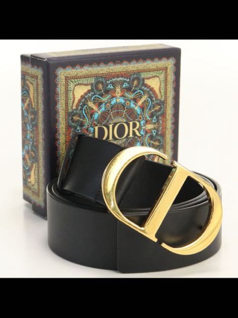 最適な材料 クリスチャンディオール dior ベルト モンテーニュ 革 cd