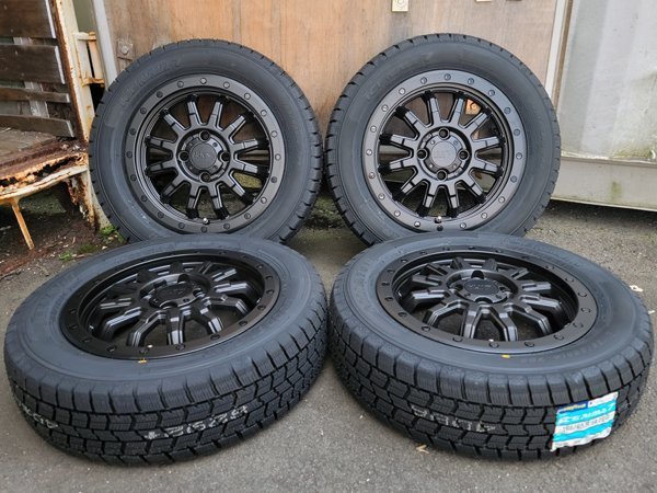 GOODYEAR ICE NAVI7 国産 スタッドレスタイヤ 14インチ 165/65R14 スズキ ハスラー MR92S MR52S MR31S MR41S タイヤ ホイール 4本セット_画像1