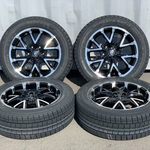 即納 スタッドレス ハイエース 200系 新品 17インチタイヤホイールセット 4本 NANKANG SNC-1 215/60R17_画像5