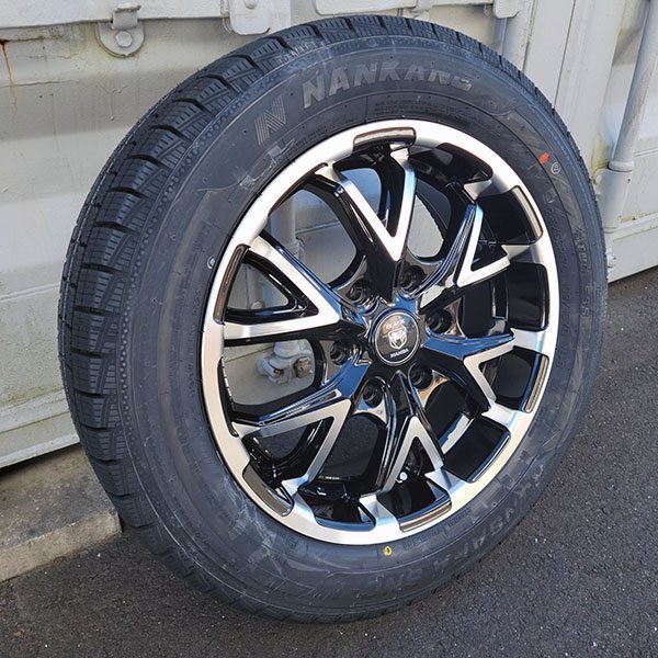 ハイエース スタッドレスタイヤ 車検対応 17インチ ホイール タイヤ 4本セット 215/60R17 ナンカン SNC1 貨物車_画像6