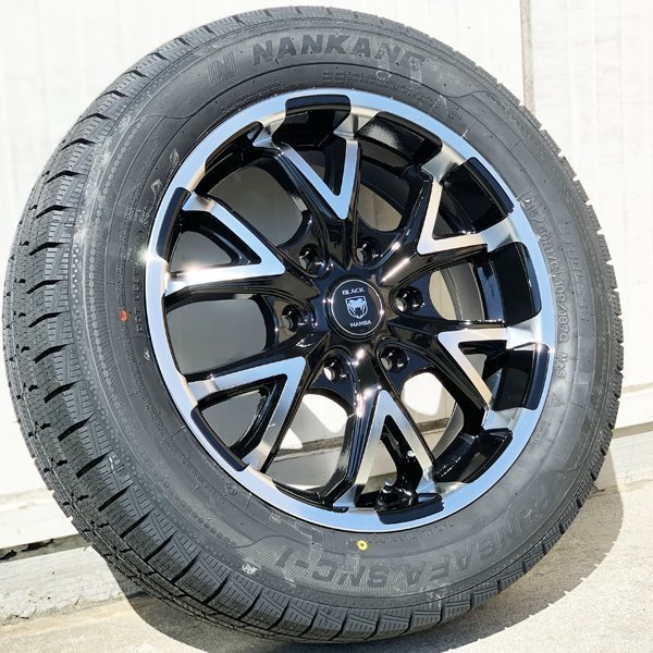 即納 スタッドレス 4本セット ハイエース 200系 新品 17インチタイヤホイールセット NANKANG SNC-1 215/60R17_画像8