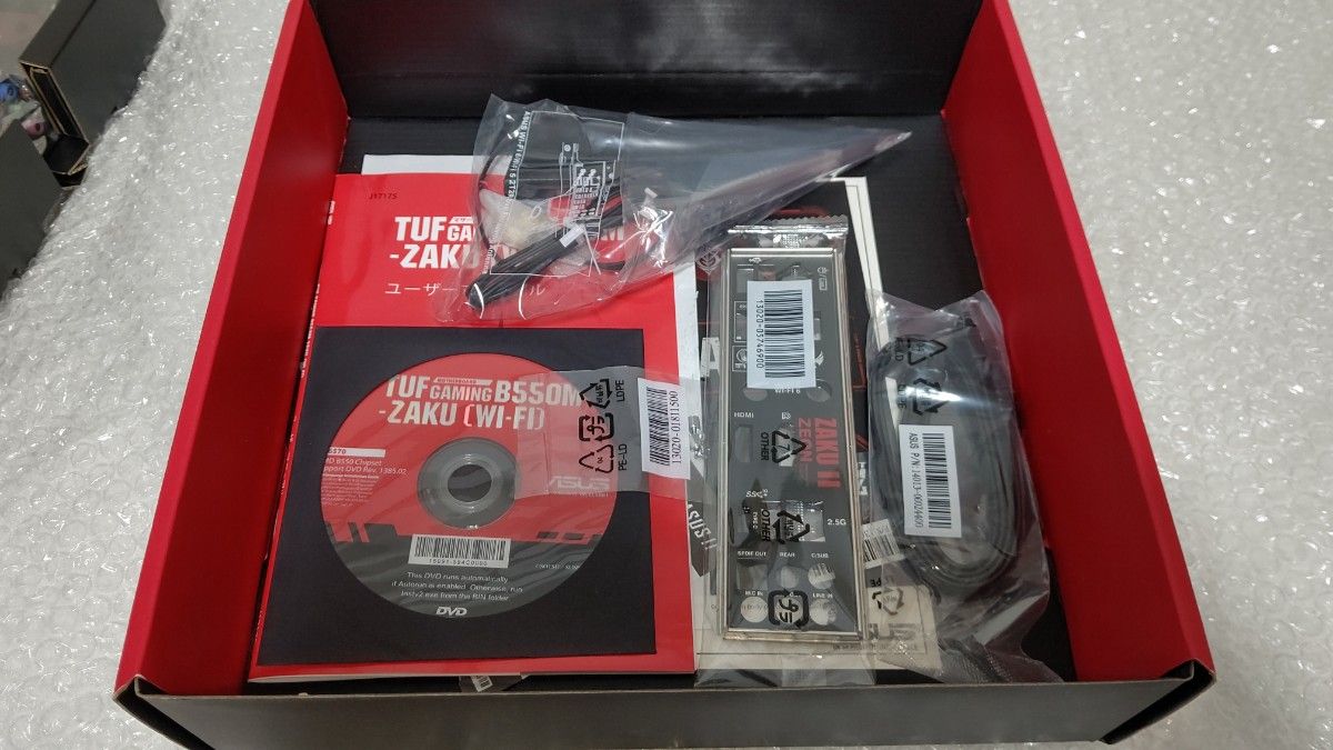 新品未使用 ASUS TUF GAMING B550M ZAKU II (WI-FI) マザーボード
