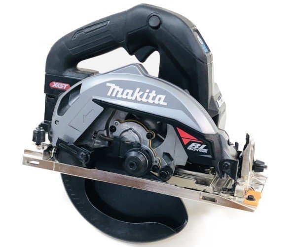 美品☆マキタ(Makita) 165mm 充電式マルノコ 40Vmax 黒 鮫肌チップソー