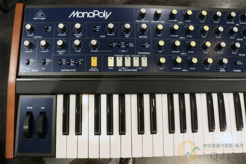 [ ultimate beautiful goods ] BEHRINGER MONOPOLY 80 period. KORG machine . repeated reality did analogue synthesizer [SJ882]