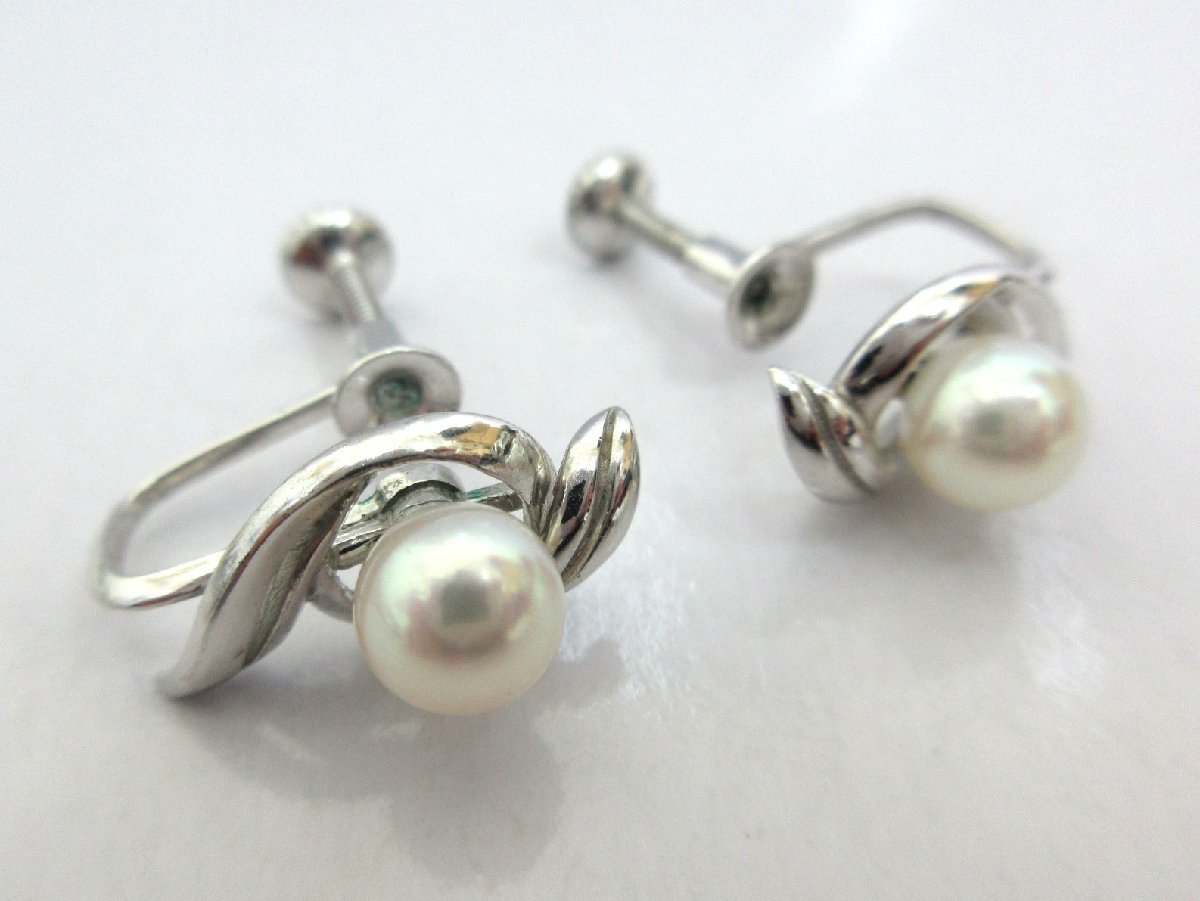 海外並行輸入正規品 イヤリング MIKIMOTO/ミキモト：パール 真珠6mm