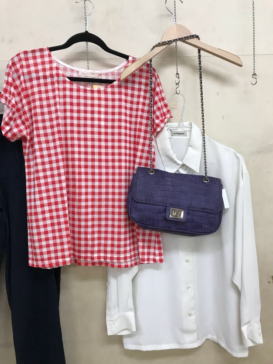 [ set sale 30] new goods old clothes clothes summarize lady's One-piece cardigan pants 12 point lucky bag large amount underwear camouflage check Ray Cassin A.T.