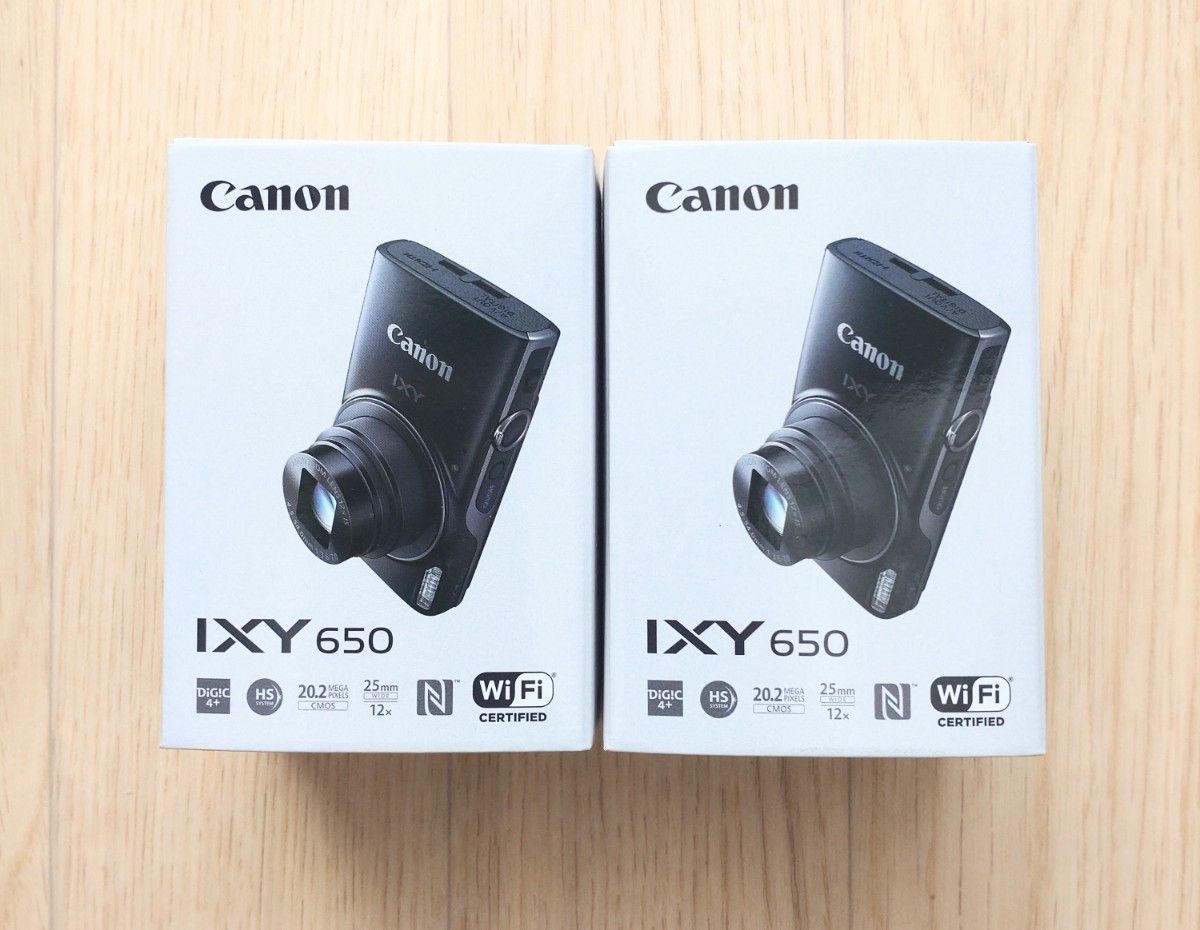 Canon デジタルカメラ IXY ブラック 2台｜PayPayフリマ