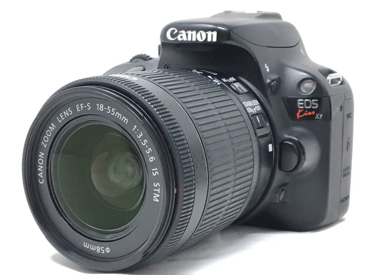 完璧 Canon EOS 一眼レフ ☆22☆ デジタル カメラ STM IS 1:3.5-5.6 18