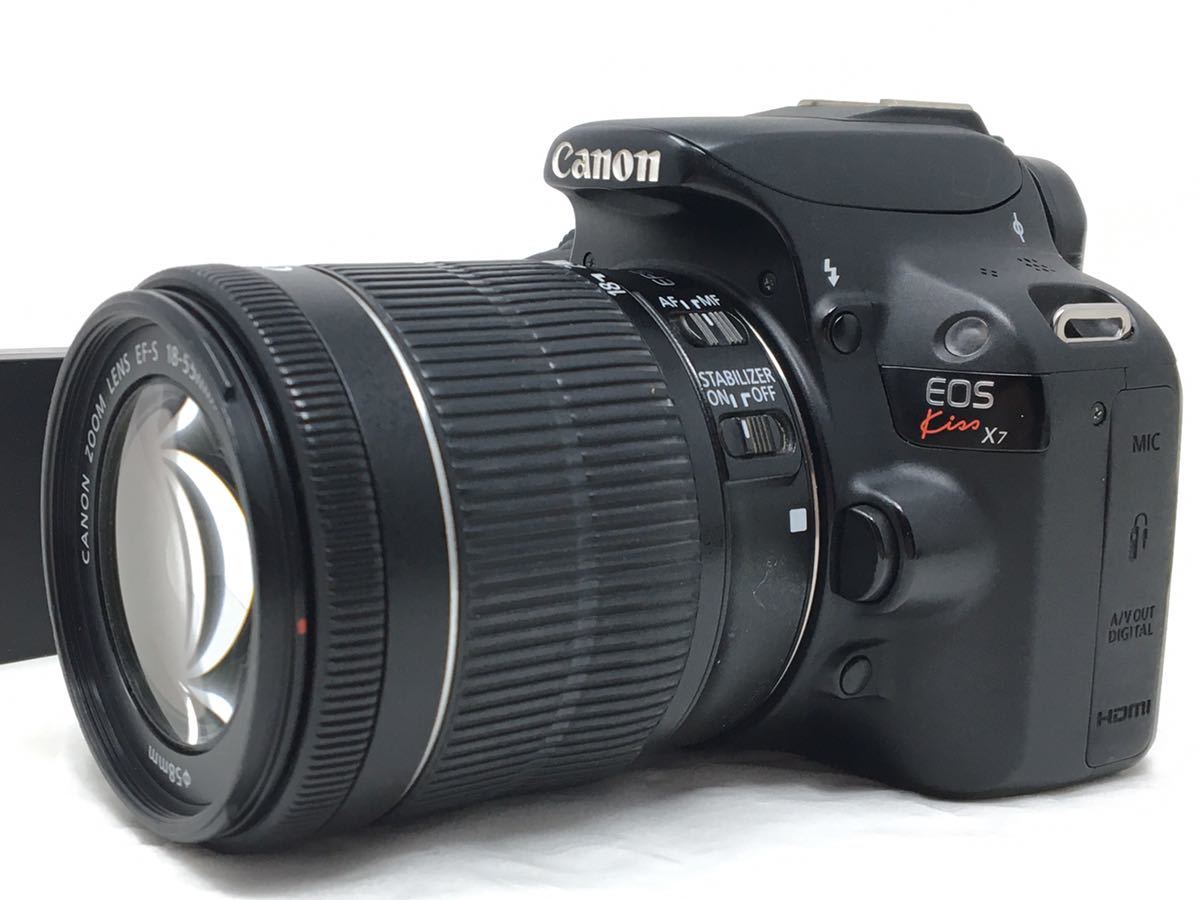 【税込】 Canon EOS Kiss X7 / EF-S 18-55mm 1:3.5-5.6 IS STM カメラ デジタル 一眼レフ ★24★ キヤノン 【税込】 Canon EOS Kiss X7 / EF-S 18-55mm 1:3.5-5.6 IS STM カメラ デジタル 一眼レフ ★24★ キヤノン