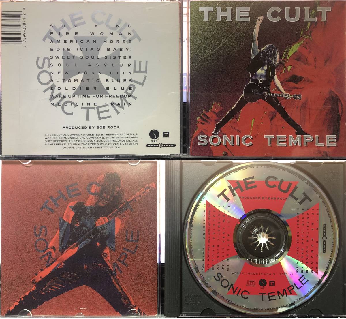 CD4 шт.  THE CULT CEREMONY, HEART OF SOUL, SANCTUARY MCMXCIII, SONIC TEMPLE