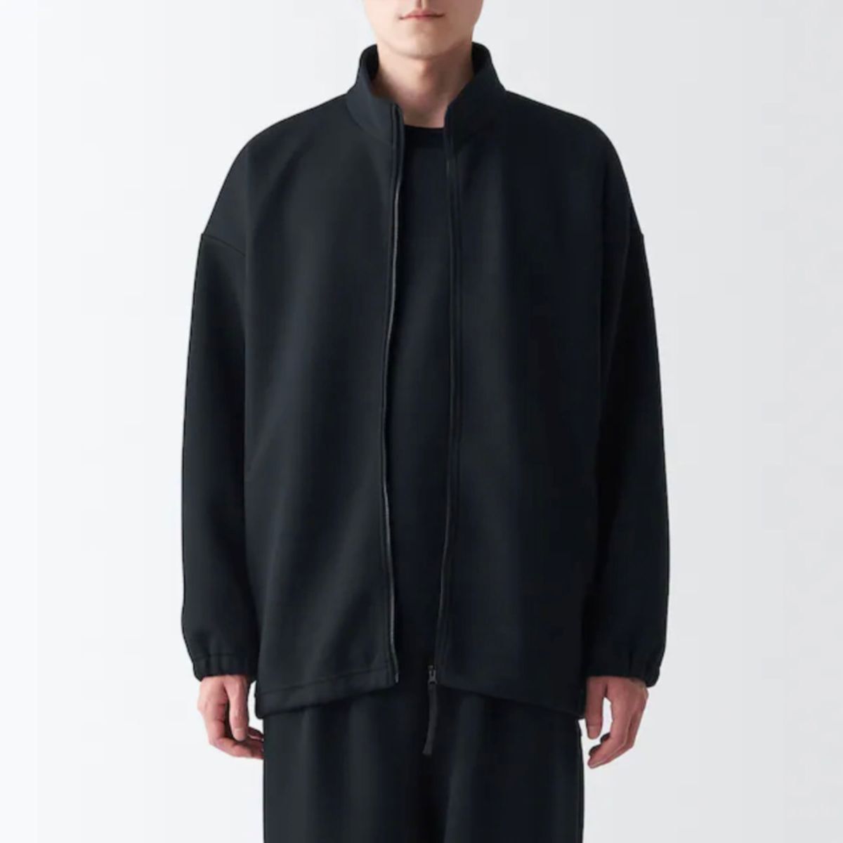 【XL】無印良品 MUJI 二重編みスウェットブルゾン 黒 2023 新品未使用 ジャケットUNIQLO MARNI Theory 【XL】無印良品 MUJI 二重編みスウェットブルゾン 黒 2023 新品未使用 ジャケットUNIQLO MARNI Theory