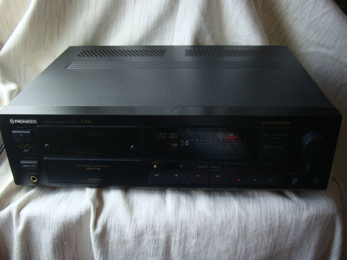 Pioneer パイオニア ステレオカセットデッキ カセットテープ T-616-