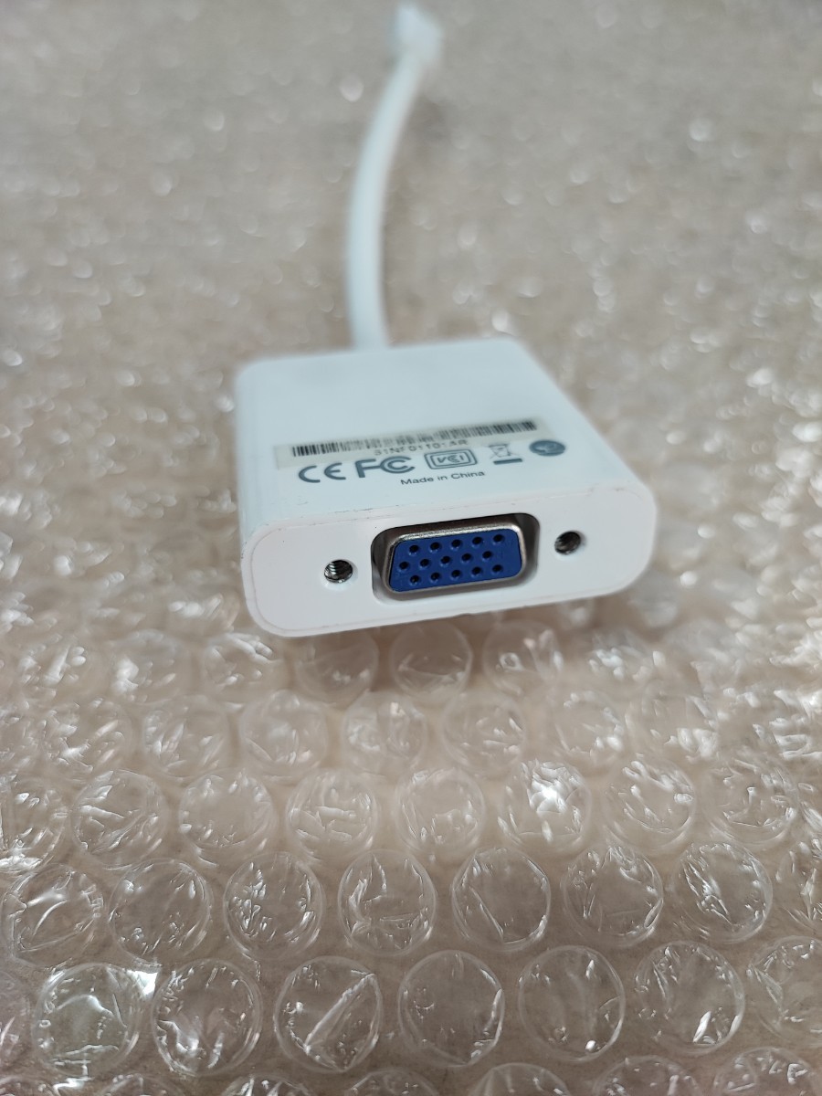 ◎(D004) Mini DisplayPort to VGA変換アダプタ PL-MDPVG02_画像3