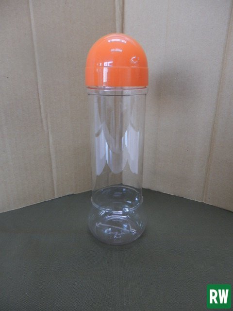 【113本セット】新品 ドレッシングボトル PET樹脂 ペットボトル 300ml シービープラス FB-300 φ62×高さ190mm オレンジ [2]の画像1