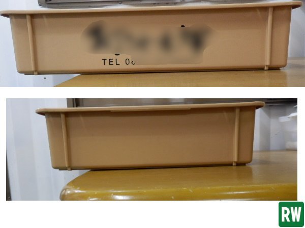 [7 piece set ] number -ply plastic container Daiwa No.70 sepia width 575× depth 450× height 128mm bread container [2]