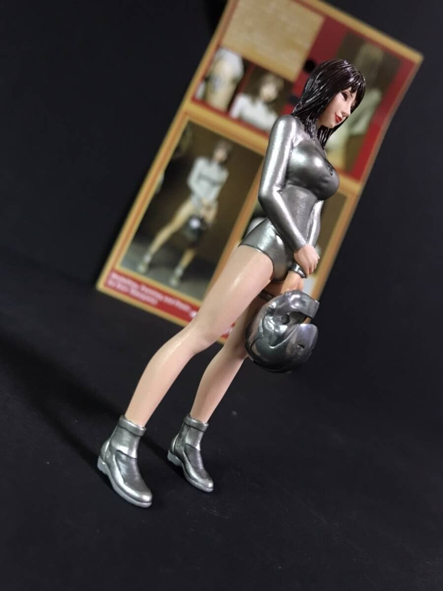 [ scale 1/20] figure garage kit helmet .... sexy woman rider not yet painting not yet constructed 