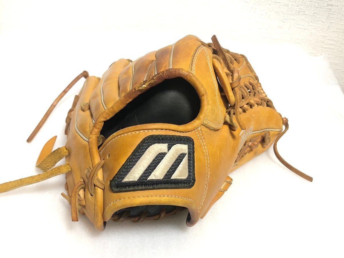 新入荷！絶版希少■当時物 ミズノ イチロー プラチナ ビッグM Buw League Professional 軟式 外野手用グローブ■生産終了品 入手困難！_画像3