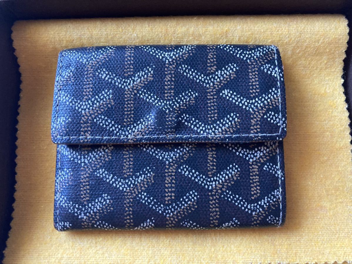 GOYARD ゴヤール マリニー ネイビー コインケース ミニ財布 - コイン